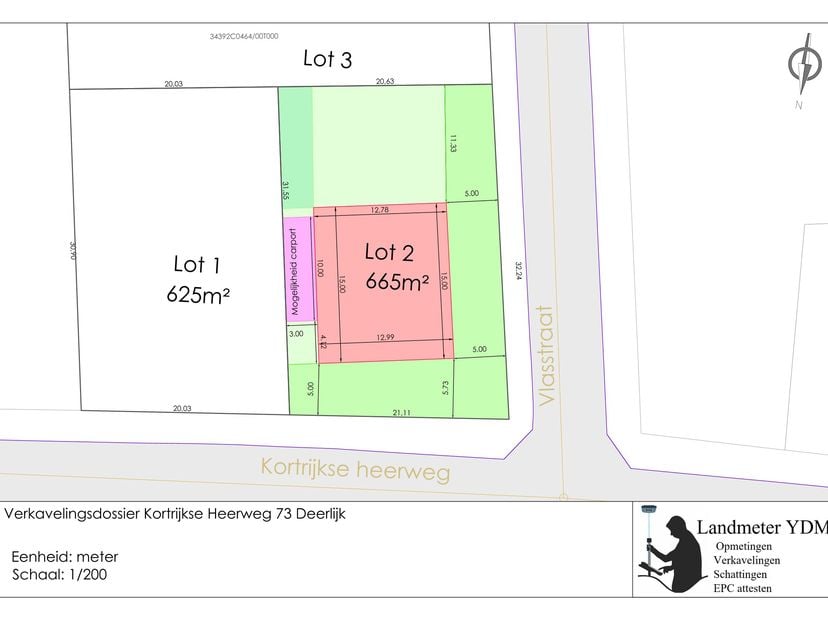 Terrain à vendre
                    à 8540 Deerlijk
